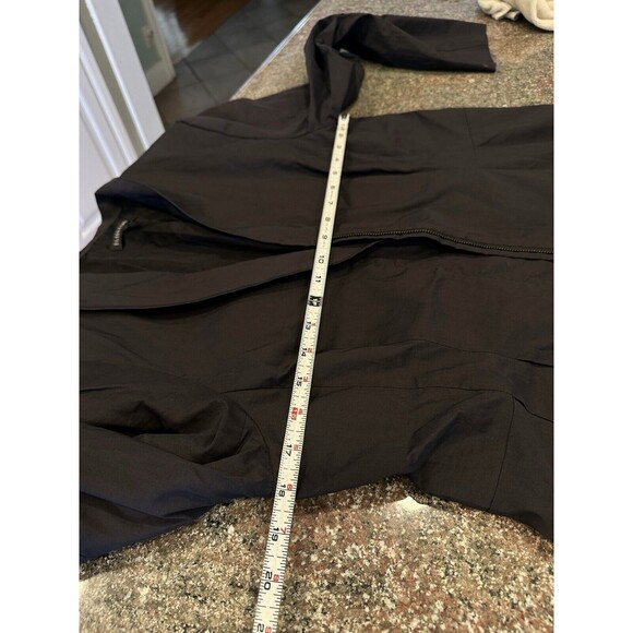 Eileen Fisher Ramie Silk Unique Dress Jacket Fitted Black‎ Dble Action Zip S EUC - Picture 9 of 11